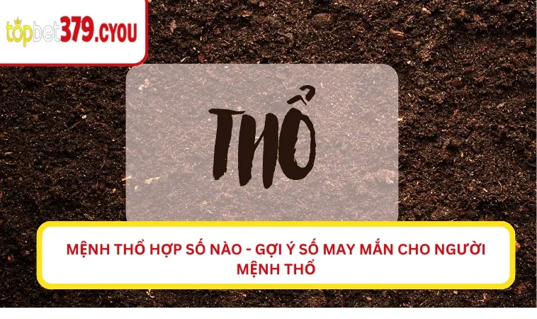 Mệnh Thổ hợp số nào
