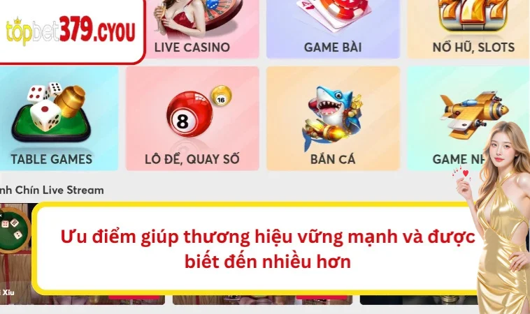 Ưu điểm giúp thương hiệu vững mạnh và được biết đến nhiều hơn